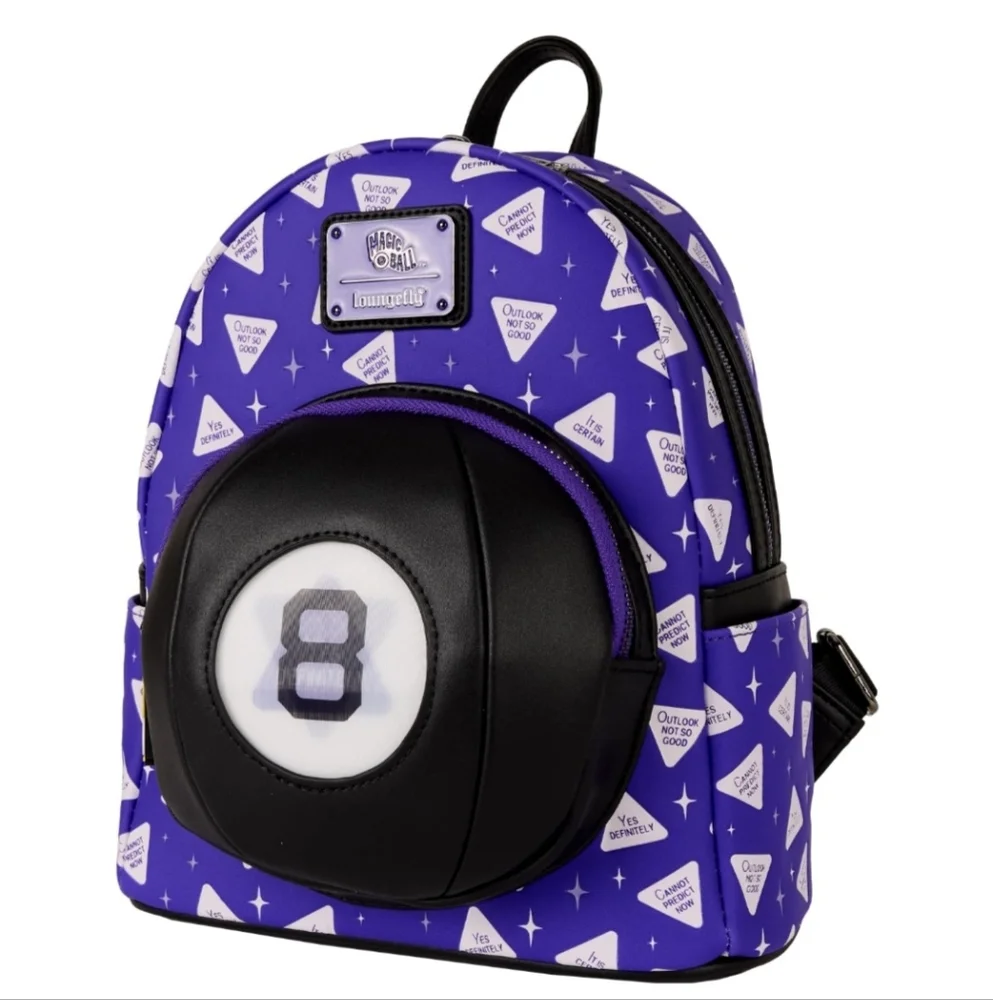 NWT Magic 8 Ball All-Over Print Lenticular Mini Backpack - Picture 4 of 4
